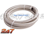 100 Series Stainless Steel Braided Hose (Rubber)