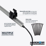 HARDKORR Lifestyle 4 Bar Orange/White LED Camping Light Kit