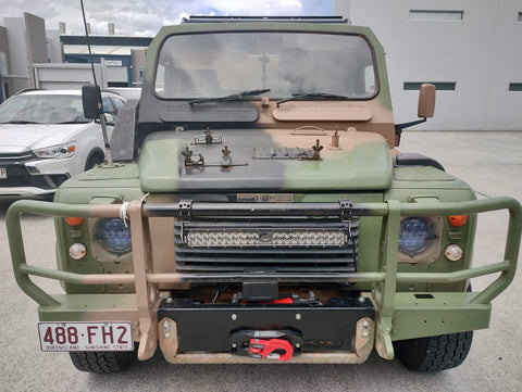 Carbon Offroad Hidden Winch Cradle for Ex-Army Landrover Perentie 4x4 and 6x6 - CW-LRP-CRADLE 1