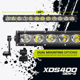 HARDKORR XD-GEN3 SERIES 22? SINGLE ROW LED LIGHT BAR - XDS400-G3 1