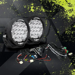 HARDKORR BZR-X SERIES 7? LED DRIVING LIGHTS (PAIR W/HARNESS) - HKBZRX180 9
