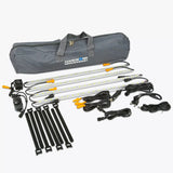 HARDKORR Lifestyle 4 Bar Orange/White LED Camping Light Kit