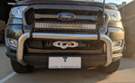 Ford Ranger PX PX2 Hidden Winch Cradle in bumper mount - WPFR001 11
