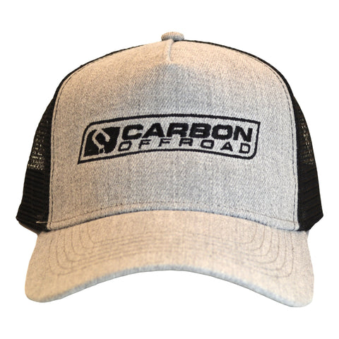 Carbon Offroad Trucker Cap Hat Light Grey - CW-HATLG 1