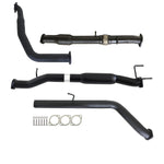 FORD RANGER PJ PK 2.5L & 3.0L AUTO 3" TURBO BACK CARBON OFFROAD EXHAUST WITH CAT & HOTDOG