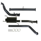 FORD RANGER PJ PK 2.5L & 3.0L 07 - 11 MANUAL 3" TURBO BACK CARBON OFFROAD EXHAUST WITH MUFFLER NO CAT - FD239-MO 1