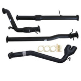 FORD RANGER PX 3.2L 9/2011 - 9/2016 3" TURBO BACK CARBON OFFROAD EXHAUST CAT & PIPE SIDE EXIT TAILPIPE - FD240-PCS 2