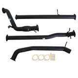 FORD RANGER PX 3.2L 9/2011 - 9/2016 3" TURBO BACK CARBON OFFROAD EXHAUST WITH PIPE ONLY - FD240-PO 2