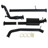 FORD RANGER PX 3.2L 9/2011 - 9/2016 3" TURBO BACK CARBON OFFROAD EXHAUST WITH MUFFLER ONLY - FD240-MO 1