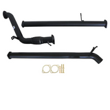 FORD RANGER PX 3.2L 9/2011 - 9/2016 3" TURBO BACK CARBON OFFROAD EXHAUST WITH PIPE & DIFF DUMP TAILPIPE - FD240-POD 1