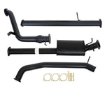 FORD RANGER PX 2.2L 9/2011 - 9/2016 3" TURBO BACK CARBON OFFROAD EXHAUST MUFFLER & NO CAT - FD242-MO 2