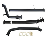 FORD RANGER PX 2.2L 9/2011 - 9/2016 3" TURBO BACK CARBON OFFROAD EXHAUST WITH HOTDOG NO CAT - FD242-HO 1