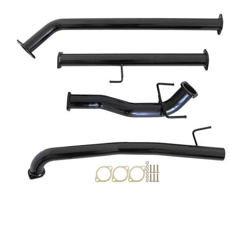 Fits Toyota HILUX GUN126/136R 2.8L 1GD-FTV 2015>3" #DPF# BACK CARBON OFFROAD EXHAUST WITH PIPE ONLY - TY253-PO 1