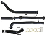 Fits Toyota HILUX KUN16/26 3L 1KD-FTV D4D 2005 - 9/2015 3" TURBO BACK CARBON OFFROAD EXHAUST WITH HOTDOG ONLY - TY233-HO 1