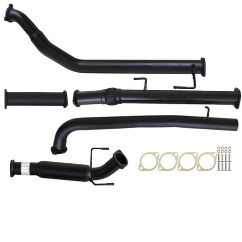 Fits Toyota HILUX KUN16/26 3L 1KD-FTV D4D 2005 - 9/2015 3" TURBO BACK CARBON OFFROAD EXHAUST WITH HOTDOG ONLY - TY233-HO 1
