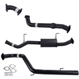 Fits Toyota LANDCRUISER 100 SERIES HD100R WAGON 4.2L 3" *DTS* TURBO BACK CARBON OFFROAD EXHAUST HOTDOG NO CAT - TY206-MO 1