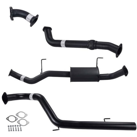 Fits Toyota LANDCRUISER 100 SERIES HD100R WAGON 4.2L 3" *DTS* TURBO BACK CARBON OFFROAD EXHAUST HOTDOG NO CAT - TY206-MO 1