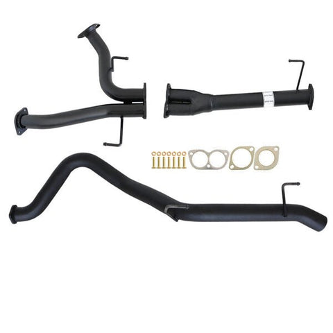 Fits Toyota LANDCRUISER 200 SERIES 4.5L 1VD-FTV 10/2015>3" # DPF BACK # CARBON OFFROAD EXHAUST WITH PIPE ONLY - TY260-PO 1