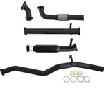 Fits Toyota LANDCRUISER 60 SERIES WAGON 4.0D 12H-T 3" TURBO BACK CARBON OFFROAD EXHAUST WITH HOTDOG - TY261-HO 4