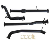 FORD RANGER PX 3.2L 9/2011 - 9/2016 3" TURBO BACK CARBON OFFROAD EXHAUST WITH CAT & PIPE - FD240-PC 3