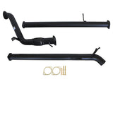 FORD RANGER PX 3.2L 9/2011 - 9/2016 3" TURBO BACK CARBON OFFROAD EXHAUST WITH PIPE & DIFF DUMP TAILPIPE - FD240-POD 3