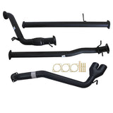FORD RANGER PX 3.2L 9/2011 - 9/2016 3" TURBO BACK CARBON OFFROAD EXHAUST PIPE ONLY SIDE EXIT TAILPIPE - FD240-POS 3
