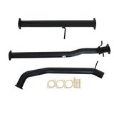 FORD RANGER PX 3.2L 10/2016>3" # DPF # BACK CARBON OFFROAD EXHAUST WITH PIPE ONLY - FD254-PO 3