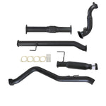 HOLDEN COLORADO RG 2.8L DURAMAX 6/2010 - 9/2016 3" TURBO BACK CARBON OFFROAD EXHAUST WITH HOTDOG NO CAT - GM237-HO 2