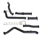 ISUZU D-MAX RC 3.0L 4JJ1-TC 2008 - 2010 3" TURBO BACK CARBON OFFROAD EXHAUST WITH PIPE ONLY - IZ243-PO 2