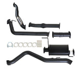 ISUZU D-MAX RC 3.0L 4JJ1-TC 5/2010 - 5/2012 3" TURBO BACK CARBON OFFROAD EXHAUST WITH MUFFLER & CAT - IZ244-MC 2