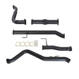 ISUZU D-MAX TF 3.0L 4JJ1-TCX 6/2010 - 9/2016 3" TURBO BACK CARBON OFFROAD EXHAUST WITH PIPE ONLY - IZ251-PO 2