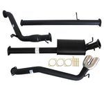 MAZDA BT-50 UP, UR 9/2011 - 9/2016 3" TURBO BACK CARBON OFFROAD EXHAUST MUFFLER ONLY SIDE EXIT TAILPIPE - MZ248-MOS 2