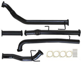 Fits Toyota HILUX KUN16/26 3L 1KD-FTV D4D 2005 - 9/2015 3" TURBO BACK CARBON OFFROAD EXHAUST WITH PIPE ONLY - TY233-PO 2