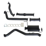 HOLDEN COLORADO RC 3.0L 4JJ1-TC 2008 - 2010 3" TURBO BACK CARBON OFFROAD EXHAUST NO CAT WITH MUFFLER - GM234-MO 1