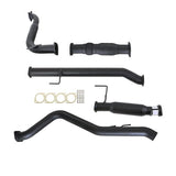 ISUZU D-MAX TF 3.0L 4JJ1-TCX 6/2010 - 9/2016 3" TURBO BACK CARBON OFFROAD EXHAUST WITH CAT & MUFFLER - IZ251-HC 4