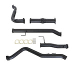 ISUZU D-MAX TF 3.0L 4JJ1-TCX 6/2010 - 9/2016 3" TURBO BACK CARBON OFFROAD EXHAUST WITH PIPE ONLY - IZ251-PO 4