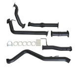 ISUZU D-MAX RC 3.0L 4JJ1-TC 2008 - 2010 3" TURBO BACK CARBON OFFROAD EXHAUST WITH PIPE ONLY - IZ243-PO 3