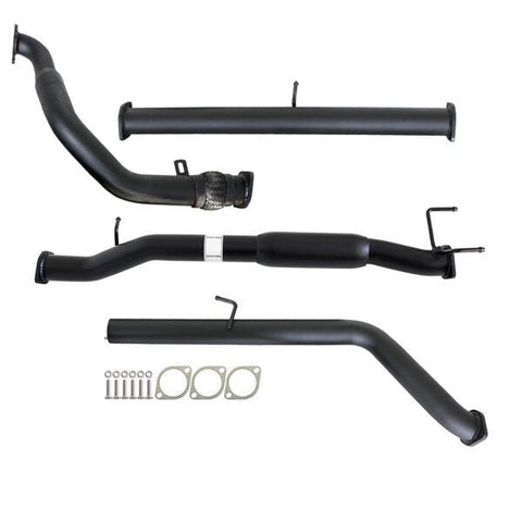 MAZDA BT-50 UN 2.5L & 3.0L 07 - 11 MANUAL 3" TURBO BACK CARBON OFFROAD EXHAUST WITH HOTDOG ONLY - MZ247-HO 1