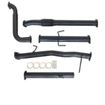 MITSUBISHI TRITON MN 2.5L 4D56 HP 7/2009 - 1/2015 3" TURBO BACK CARBON OFFROAD EXHAUST WITH PIPE ONLY - MI250-PO 4