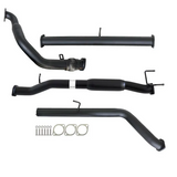MAZDA BT-50 UN 2.5L & 3.0L 07 - 11 MANUAL 3" TURBO BACK CARBON OFFROAD EXHAUST WITH HOTDOG ONLY - MZ247-HO 3