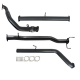 MAZDA BT-50 UN 2.5L & 3.0L 07 - 11 MANUAL 3" TURBO BACK CARBON OFFROAD EXHAUST PIPE ONLY - MZ247-PO 3