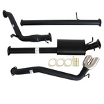 MAZDA BT-50 UP, UR 9/2011 - 9/2016 3" TURBO BACK CARBON OFFROAD EXHAUST MUFFLER ONLY SIDE EXIT TAILPIPE - MZ248-MOS 3