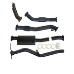 NISSAN NAVARA D22 3.0L ZD30-T 01 - 06 3" TURBO BACK CARBON OFFROAD EXHAUST SYSTEM WITH CAT AND MUFFLER - NI213-MC 1