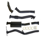 NISSAN NAVARA D22 3.0L ZD30-T 01 - 06 3" TURBO BACK CARBON OFFROAD EXHAUST SYSTEM WITH MUFFLER NO CAT - NI213-MO 1