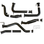 NISSAN NAVARA D40 MANUAL 2.5L YD25D 07 - 16 3" TURBO BACK CARBON OFFROAD EXHAUST WITH HOTDOG NO CAT - NI219-HO 1