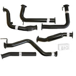 NISSAN NAVARA D40 MANUAL 2.5L YD25D 07 - 16 3" TURBO BACK CARBON OFFROAD EXHAUST WITH HOTDOG NO CAT - NI219-HO 2