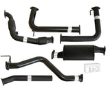 NISSAN NAVARA D40 MANUAL 2.5L YD25D 07 - 16 3" TURBO BACK CARBON OFFROAD EXHAUST WITH MUFFLER & CAT - NI219-MC 2