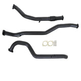 NISSAN PATROL GQ Y60 2.8L 1997 -2000 WAGON 3" TURBO BACK CARBON OFFROAD EXHAUST WITH PIPE ONLY - NI226-PO 2