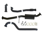 NISSAN PATROL GQ Y60 4.2L TD42 CONVERSION WAGON 3" TURBO BACK CARBON OFFROAD EXHAUST WITH MUFFLER - NI264-MO 2