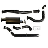 NISSAN PATROL GU Y61 3.0L 2000 -2016 UTE, WAGON 3" TURBO BACK CARBON OFFROAD EXHAUST WITH MUFFLER ONLY - NO CAT - NI207-MO 2